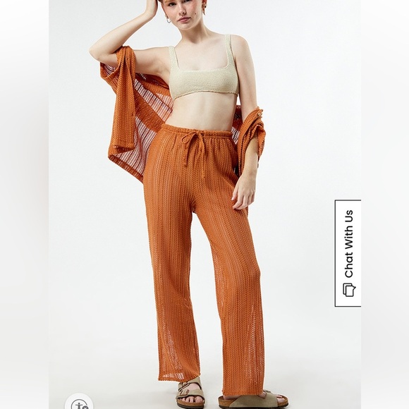 Billabong Pants - Set Billabong Largo Beach Cover Up toffee